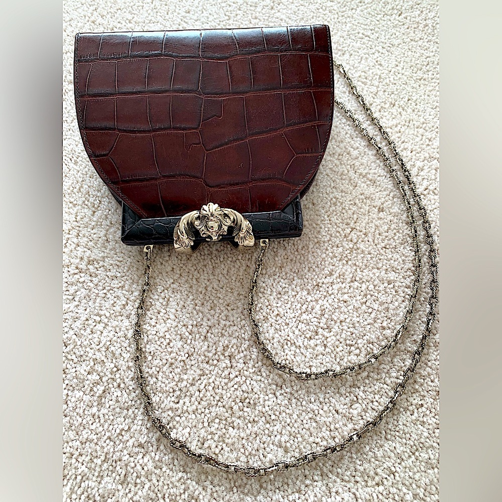 Rich Chestnut Frame Handbag